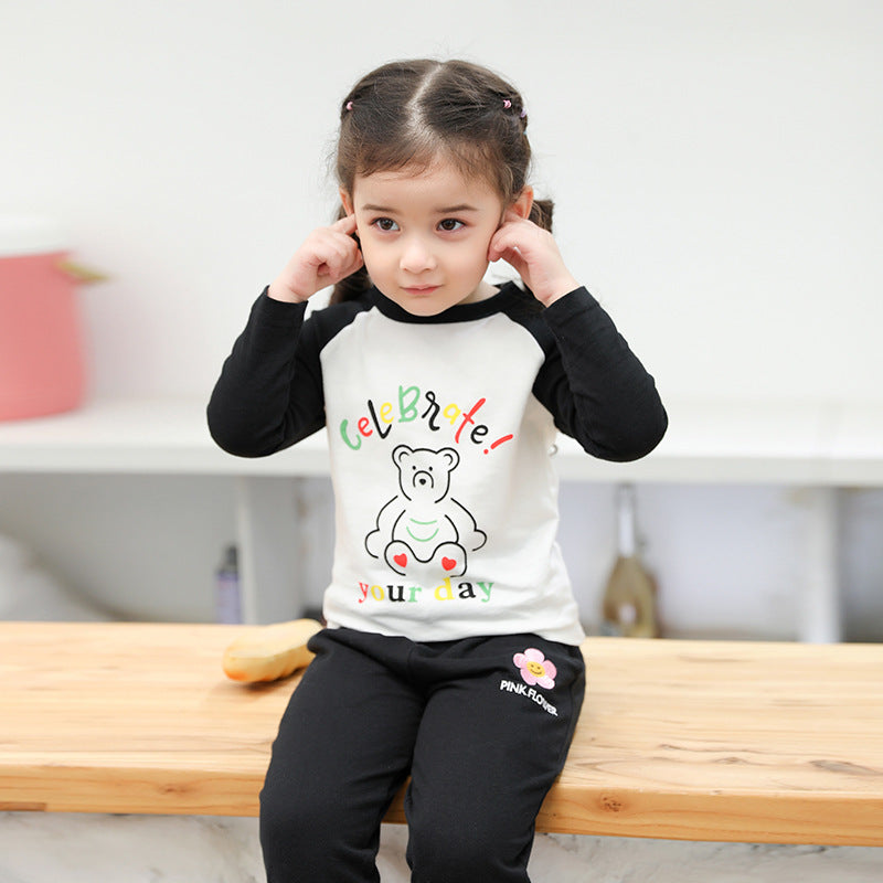 Spring Girls' T-Shirt Long Sleeve T-Shirt Baby Clothes