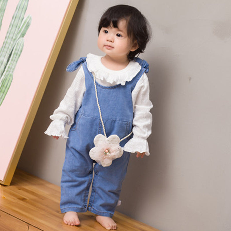 Baby denim overalls