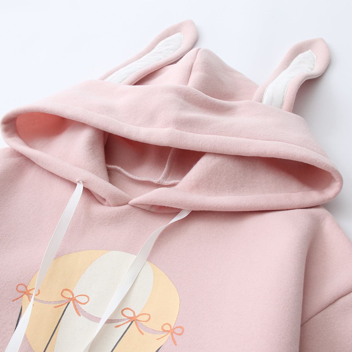 Hoodie Dress Women Kawaii Cartoon Graphic Fleece Long Sleeve