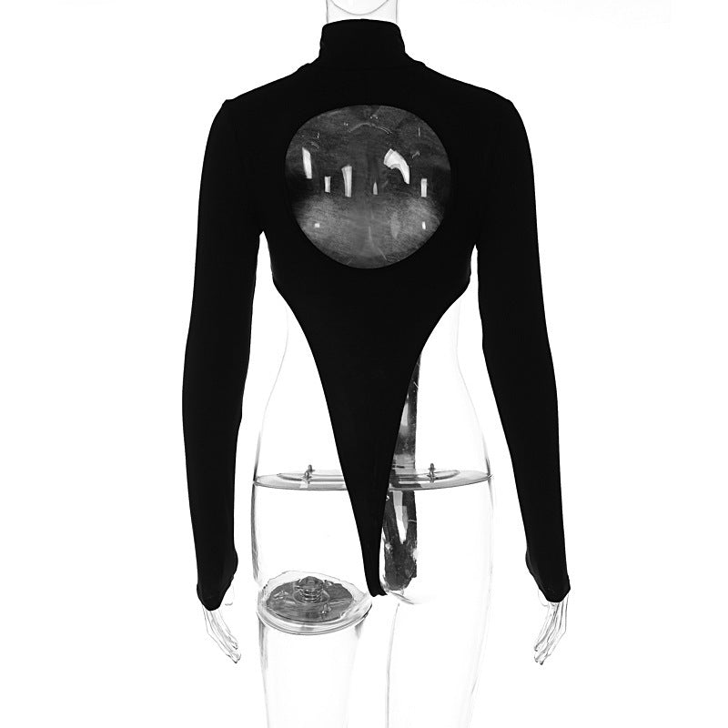 New Fashionable Fitted Long Sleeve Base Bodysuit Women