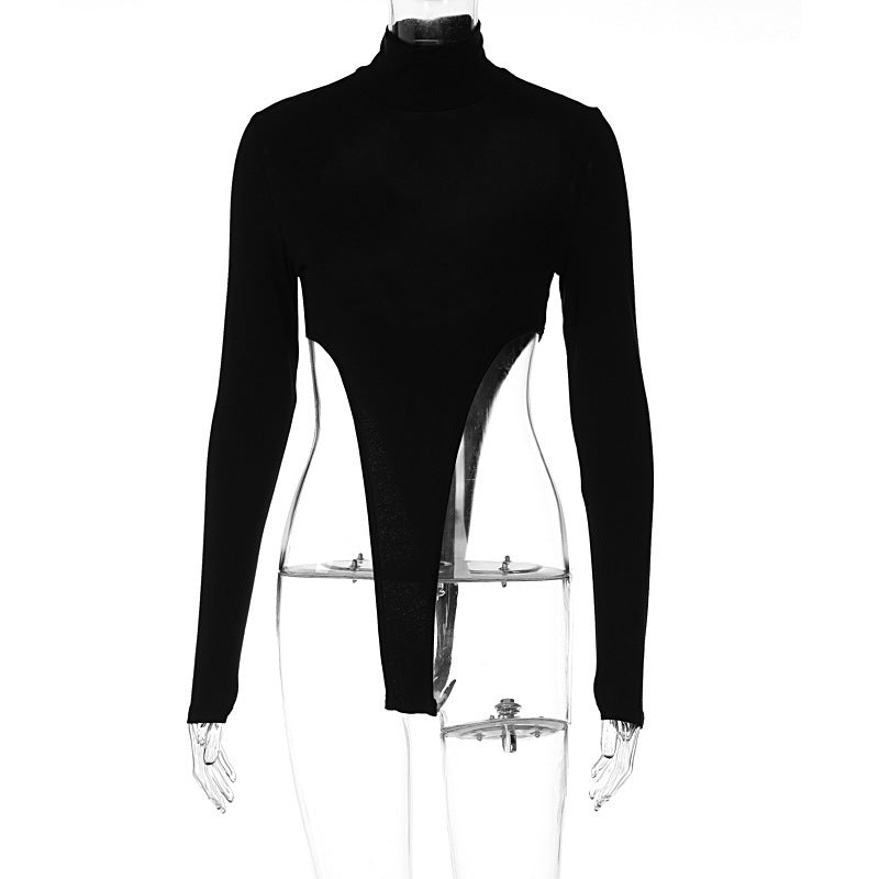 New Fashionable Fitted Long Sleeve Base Bodysuit Women