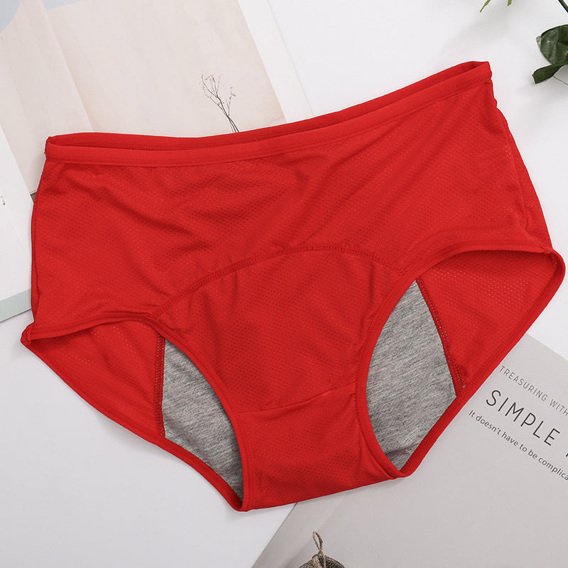 Sanitary Pants Breathable High Waist Female