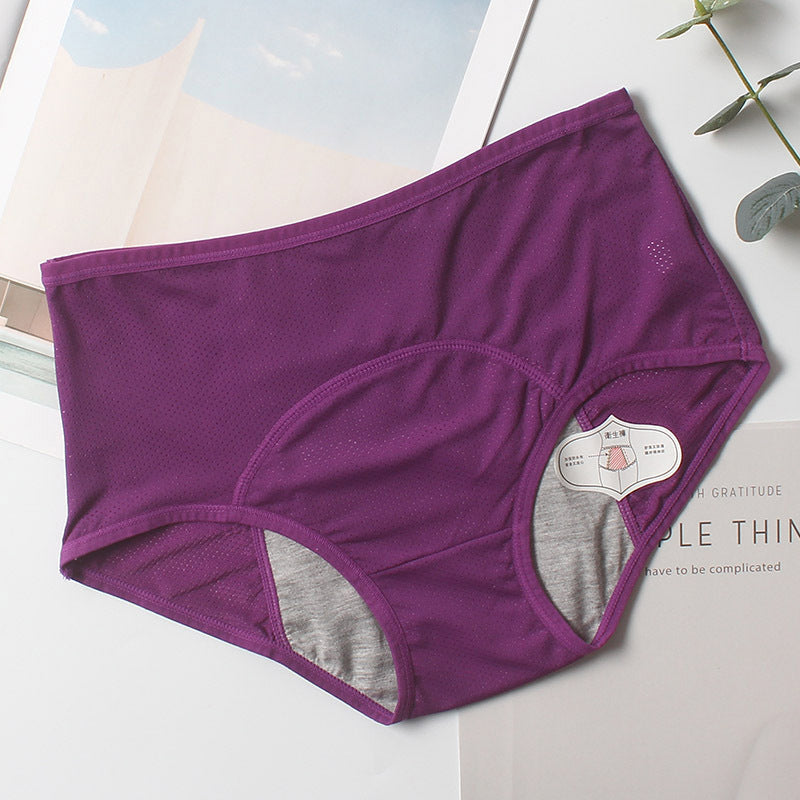 Sanitary Pants Breathable High Waist Female